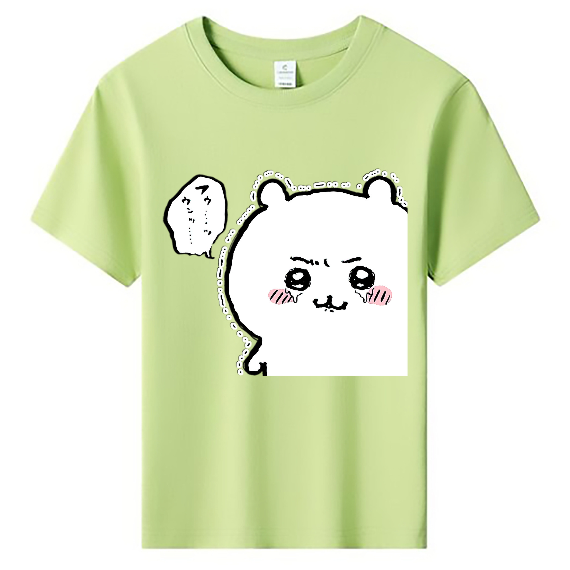 （画像用） ちいかわ ちいかわ Chii-kawa chiikawa 綿100％キッズTシャツ（フロントプリント）